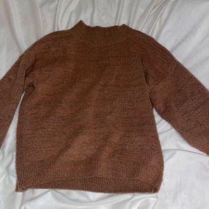 brown sweater